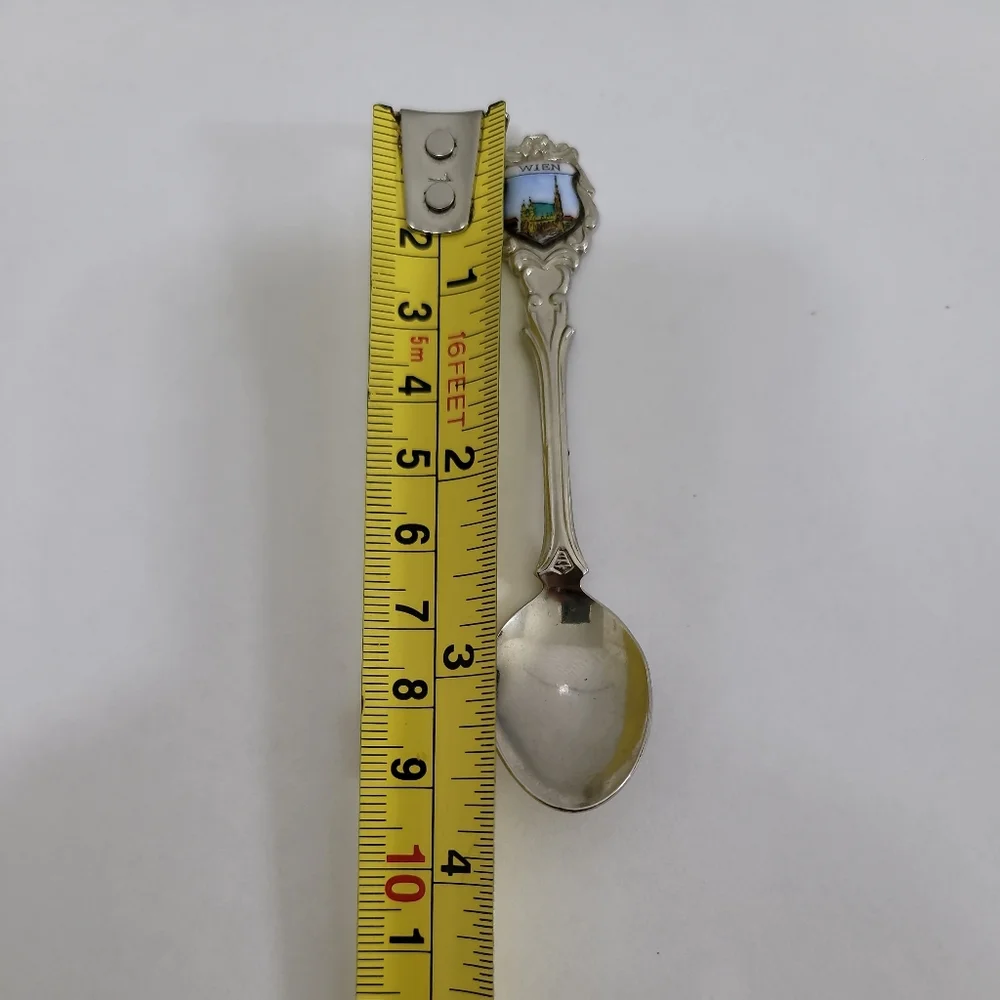 Vintage Collector's Spoon Wien Silver Tone